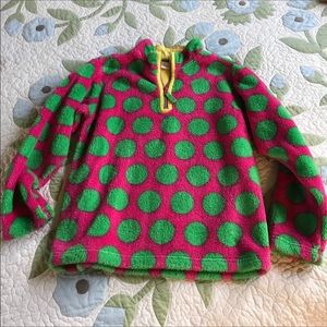 Hanna Andersson polkadot fleece size 10